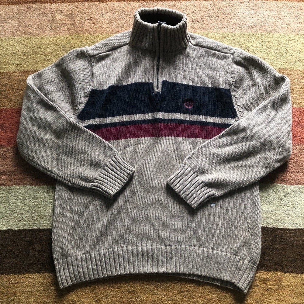 Men's Chaps RL Quarter Zip Sweater